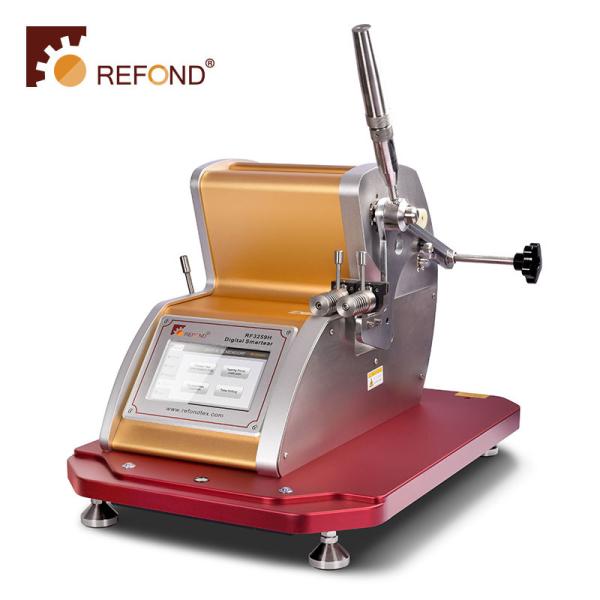 Buy RF3259H Digital Elmendorf Tear Tester , 128N Textile Testing Machine at wholesale prices