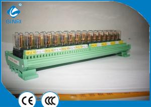 China AC 220V Output PLC Relay Module , 16 Channel Omron Relay Module For Servo System on sale