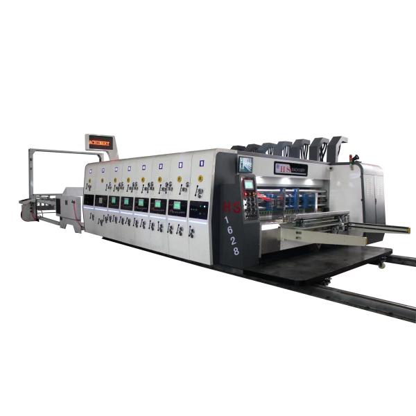 Buy 150pcs/min Automatic Flexo Printer Die Cutter With Stacker Machine at wholesale prices