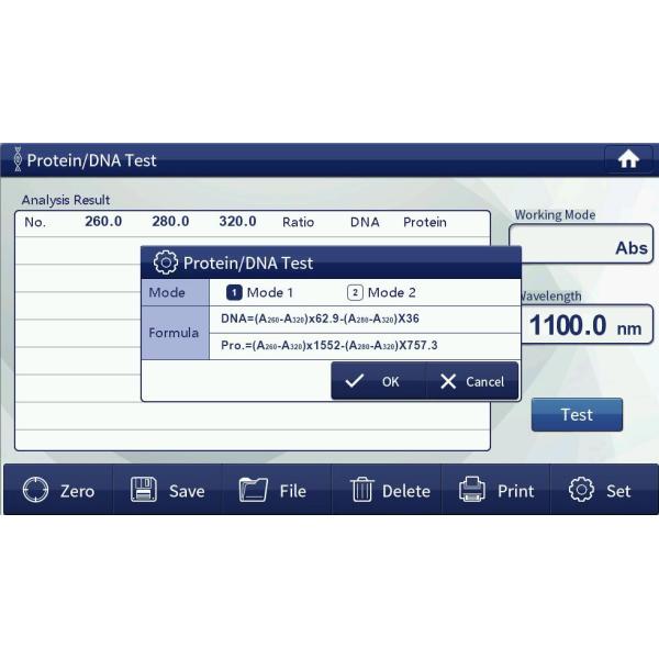 PEAK Instruments Split Beam UV Vis Spectrophotometer with User-Friendly Interface
