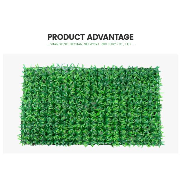 Diversiform artificialfence hedge screen fireproof boxwood panel plant grass wall