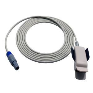 China 6 Pin Mindray Spo2 Sensor , Spo2 Probe Sensor Suit For PM9000 / 8000 Cables 3m/10ft TPU on sale