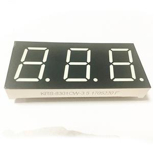 China 0.80 Inch Alphanumeric Segment Display Three Digit Common Cathode on sale