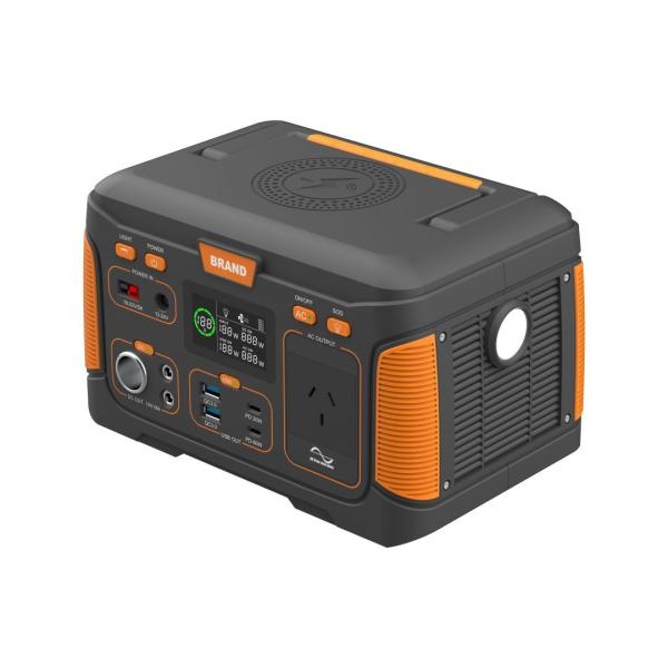 500W Portable Power Station with Solar Charging - Emergency Backup & Outdoor Camping
