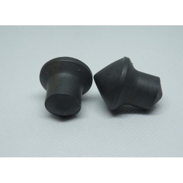 Mushroom Shaped Tungsten Carbide Buttons Size Customized For Ore Mining