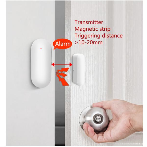 Tuya Smart App Notification Remote Control Wifi Magnetic Door Sensor