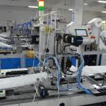 0.8Mpa Ultrasonic Face Mask Making Machine , Particulate Mask Making Machine
