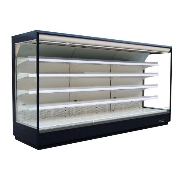 Buy Free Standing Open Display Fridge , Commercial Beverage Cooler Refrigerator at wholesale prices