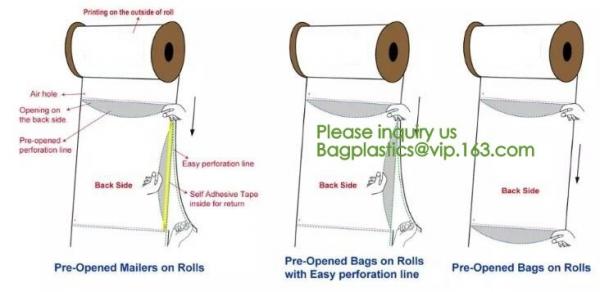 Auto Bags-Pre-Opened On Roll, Block Bottom Bags,OPP Square Bottom Bag, BOPP Micro-Perforated Bag,Cello bag, OPP plastic