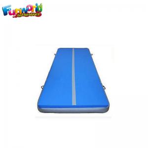 Quality Drop Stitch 12 m White Air Floor Gymnastics Mat For Birthday Party for sale