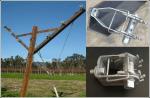 Recyclable Orchard Trellis Systems Provides Complete Control Trellis Wires