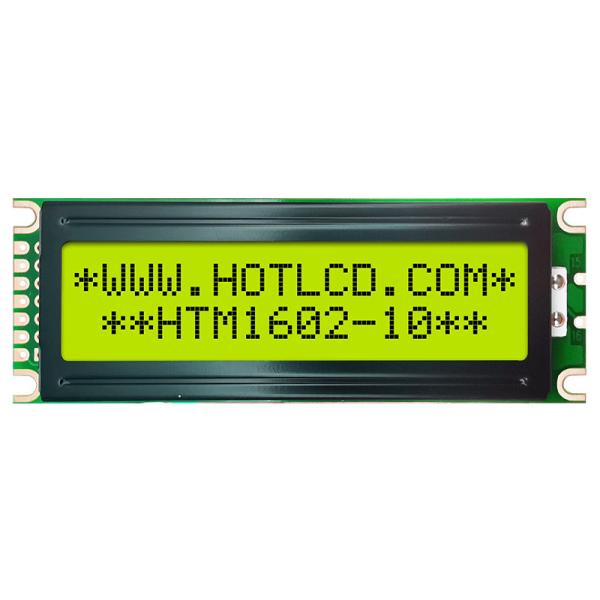 Buy Multipurpose 16x2 LCD Display , Yellow Green LCM Display Module HTM1602-10 at wholesale prices