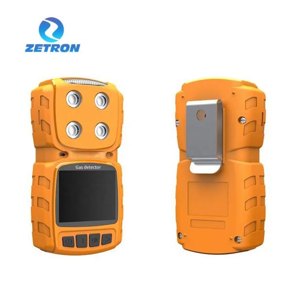 MS104K Zetron Portable Multi Gas Detector Detect 4 Of Gases Analyzer H2 / O2 / CH4 / C2H6
