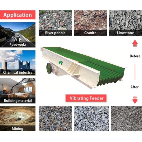 Vibro Process Mining Vibrating Grizzly Screen Vibratory Tray Feeder 500mm