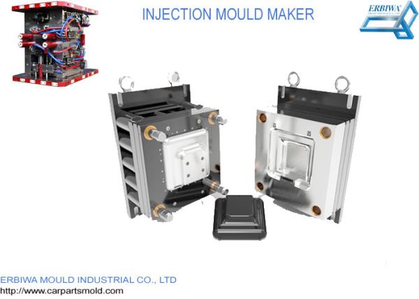 Buy Durable Black Cover Custom Plastic Injection Mold， Easy To Installation at wholesale prices