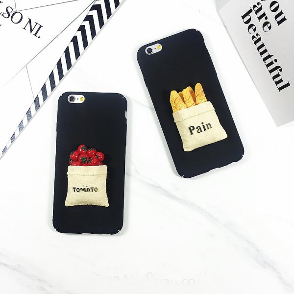 Hard PC DIY Tomato Break Pattern Back Cover Cell Phone Case For iPhone 7 6 6s Plus
