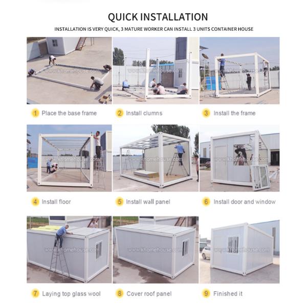 Eco Expandation Shockproof Container House For Portable Classrooms