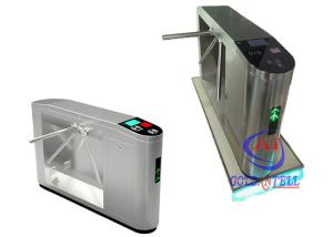 Quality App Code Scanner Controlled Subway Turnstile Rotary Drop Type Three Arm Barrier Gate for sale
