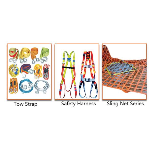 50T Heavy Duty Polyester Lifting Sling Endless Round Sling For Port Loading Unloading