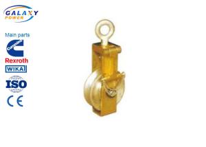 China Tightening Wire Conductor Stringing Blocks Terminal Tackle Pulley Side Panels Open on sale