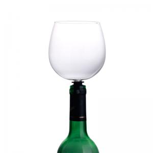 China Borosilicate 16oz Wine Glass , Topper Drink Straight Wine Tasting Glasses on sale