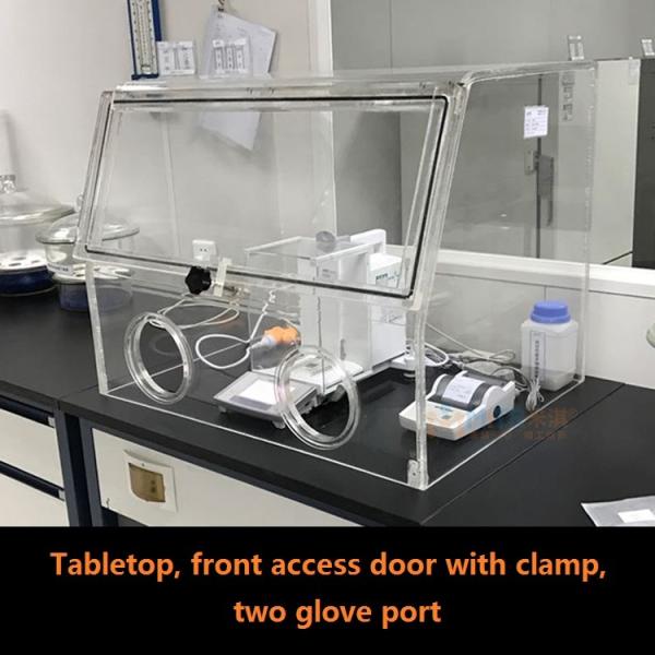 Buy Rubber Benchtop Glove Box Front Access Door With Clamp For Comfortable Operation at wholesale prices