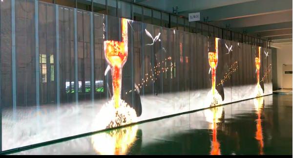Buy High Brightness Transparent LED Display Screen / P3 P7 Pantalla Led Mesh Display at wholesale prices