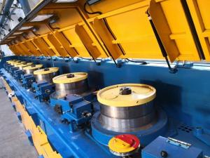 Servo Direct Connection Wire Processing Machine , Straight Wire Drawing Machine