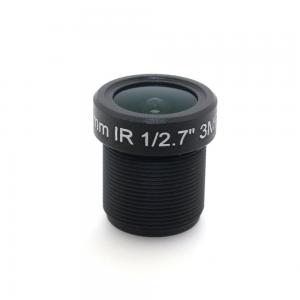 Analog IP Cctv Camera Lens , 3MP Wide Angle Fisheye Lens M12 MTV Mount Holder