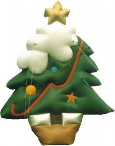 Quality Yellow Star Custom Shaped Balloons / Inflatable Christmas Tree For Celebration for sale