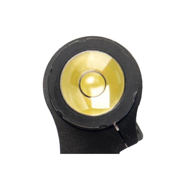 Easy Operation Metal Led Flashlight , Mountable Tactical Flashlight With Angled Offset Ring Mount