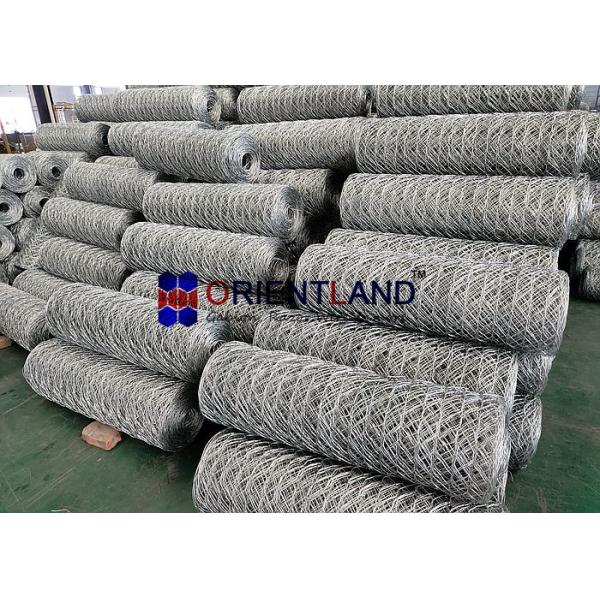 80×100mm Double Twisted Gabion Mesh Sheets Rolls