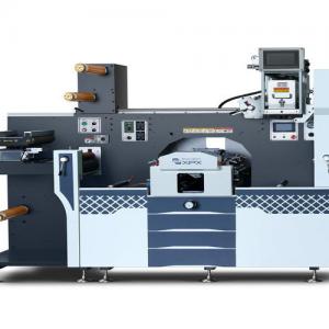 Quality MDC-360 plus two flexo station roll to roll cold stamping and die cutting machine flatbed or rotary die machine for sale