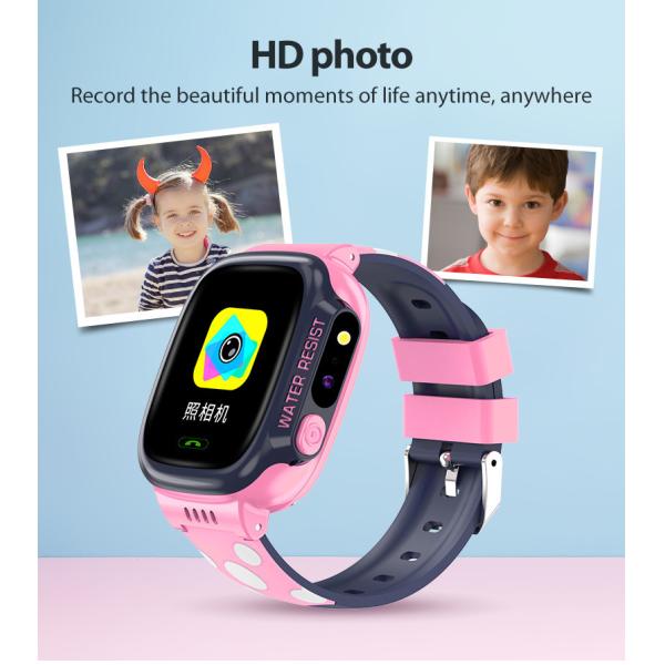 1.44"TFT Wifi SOS Children Sim Card Smart Watch 680mAh Fall Detection Bracelet Wristband
