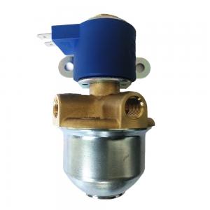 Quality L Shape Channel LPG Autogas Filter CNG Natural Gas Fuel Filter With Solenoid Valve for sale