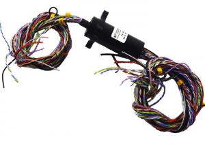 China Precious Metals Capsule Slip Ring Customizable Wires With Signal RS422 RS232 on sale