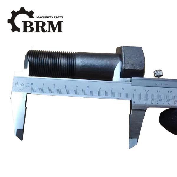 Carbon Steel Dozer Track Bolts Hexagon Head High Tensile Excavator Parts