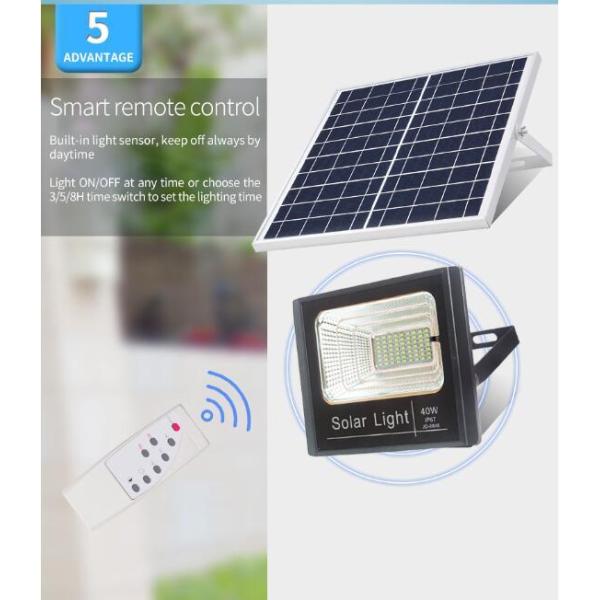 LED Garden Outdoor Solar Flood Light Motion Sensor Powered With Smart Light Control