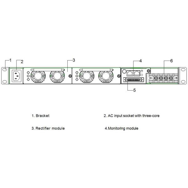 Outdoor Data Cabinet Telecom Rectifier System