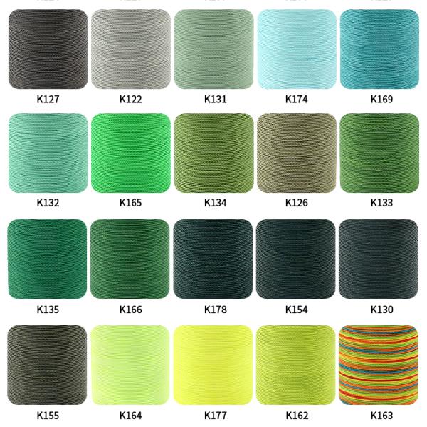 36g 0.55mm High Strength Cored Sewing Thread for Leather Sewing 80m Polyester Round Waxed Thread