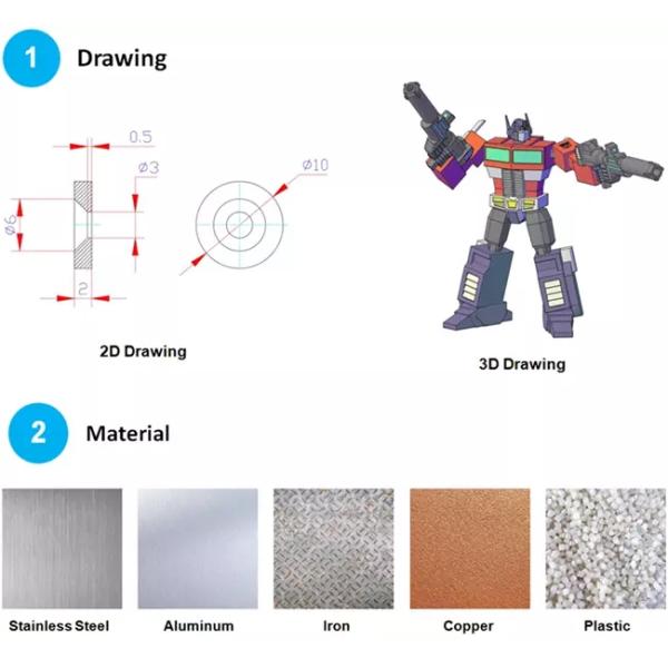 Tolerance 0.003mm CNC Vacuum Casting Medical Device Prototype Development