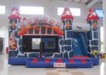 Customized inflatable bouncy castle printing inflatable bouncy castle with slide