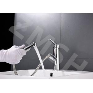Bathroom Basin rotatable Hotel Pull Out Sprayer Faucet