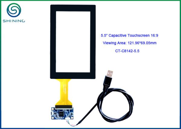 Buy USB Interface Multi - touch Capacitive Touch Screen For Handheld Touch Device 5.5" at wholesale prices