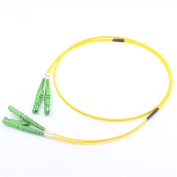 E2000 APC - E2000 APC Optical Patch Cord OS2 G657A2 9 / 125μm 2.0mm Duplex LSZH Yellow Cable