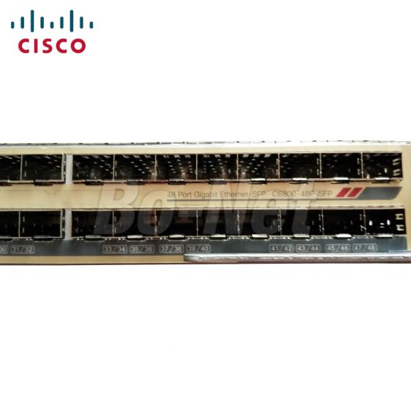 Wired Cisco Fiber Interface Module Original 6800 48 Port 1GE Fiber C6800-48P-SFP