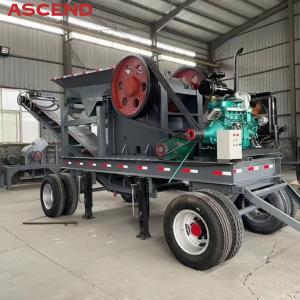 Quality Mine Small Stone Jaw Crusher PE 400x600 Diesel Engine Mobile Crushing For Concrete for sale