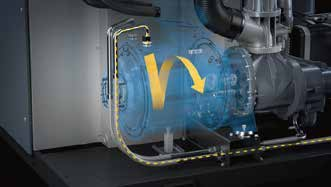 62.2m3/min Oil-injected Atlas Screw Air Compressor Fixed Drive GA90+~GA315+