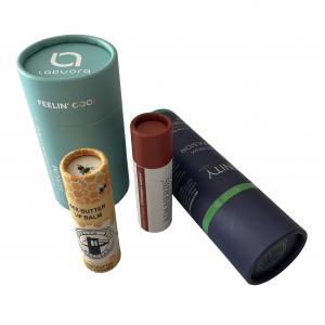 China Custom C1S C2S Round Paper Tube Box offset printing With Rolled Edge on sale