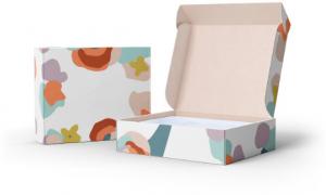 China luxury rigid cardboard lid and base apparel clothing socks packaging box on sale